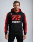 Preview: Ducati Sweatshirt mit Kapuze Dual Bez 72